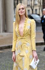 ELLE FANNING at Miu Miu Fashion Show at PFW in Paris 03/05/2019