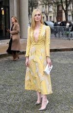 ELLE FANNING at Miu Miu Fashion Show at PFW in Paris 03/05/2019