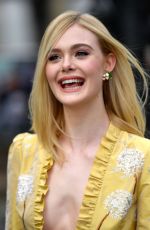 ELLE FANNING at Miu Miu Fashion Show at PFW in Paris 03/05/2019