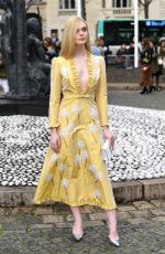 ELLE FANNING at Miu Miu Fashion Show at PFW in Paris 03/05/2019