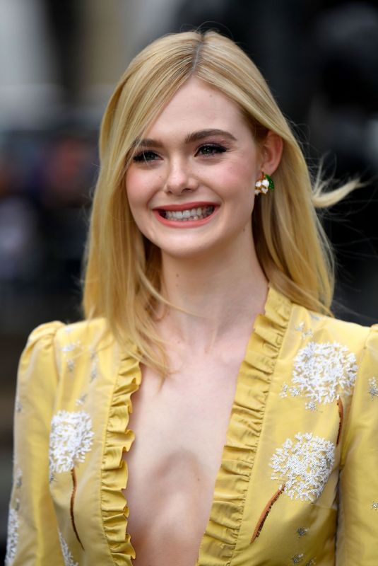 ELLE FANNING at Miu Miu Fashion Show at PFW in Paris 03/05/2019