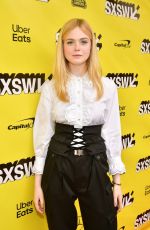 ELLE FANNING at Teen Spirit Premiere at SXSW Festival in Austin 03/12/2019