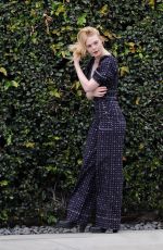 ELLE FANNING on the Set of Music Video for Teen Spirit Movie in Los Angeles 03/21/2019