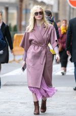ELLE FANNING Out and About in Paris 03/02/2019