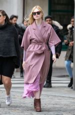 ELLE FANNING Out and About in Paris 03/02/2019