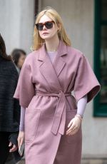 ELLE FANNING Out and About in Paris 03/02/2019