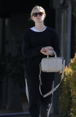 ELLE FANNING Out in Los Angeles 03/07/2019