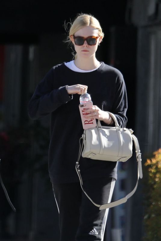 ELLE FANNING Out in Los Angeles 03/07/2019