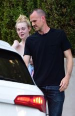 ELLE FANNING Out in Studio City 03/28/2019