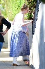 ELLE FANNING Out in Studio City 03/28/2019