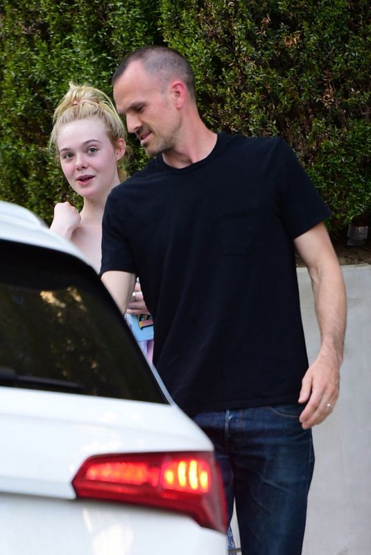 ELLE FANNING Out in Studio City 03/28/2019