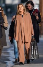 ELLEN POMPEO Arrives at Jimmy Kimmel Live in Los Angeles 02/28/2019