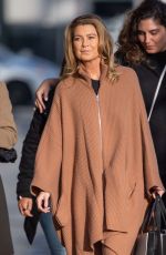 ELLEN POMPEO Arrives at Jimmy Kimmel Live in Los Angeles 02/28/2019