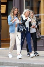 ELLIE BROWN and STEPHANIE LAM Out for Ice Cream in Cheshire 03/21/2019