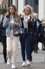 ELLIE BROWN and STEPHANIE LAM Out for Ice Cream in Cheshire 03/21/2019