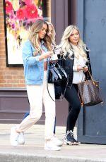 ELLIE BROWN and STEPHANIE LAM Out for Ice Cream in Cheshire 03/21/2019