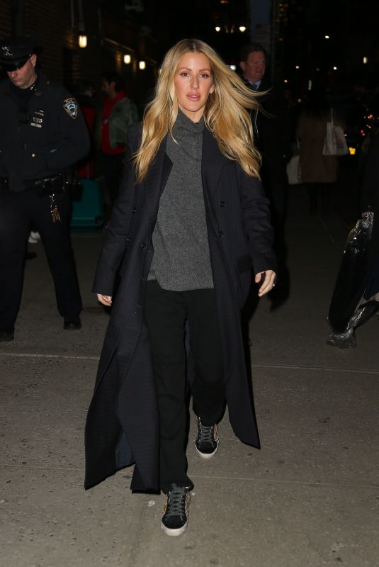 ELLIE GOULDING Arrives at Late Show with Stephen Colbert in New York 03/11/2019