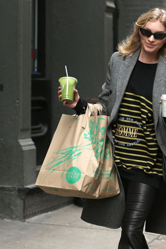 ELSA HOSK Out Shopping in New York 03/24/2019