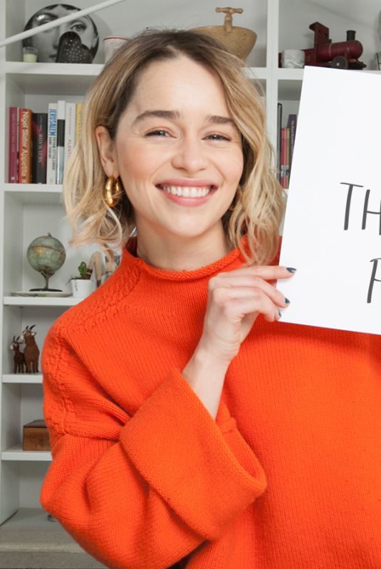 EMILIA CLARKE for Omaze, February 2019