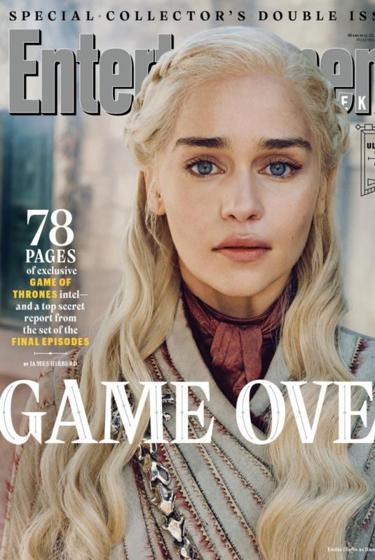 EMILIA CLARKE in Entertainment Weekly Magazine, March 2019