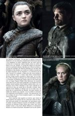 EMILIA CLARKE, MAISIE WILLIAMS and SOPHIE TURNER in Accion Cine-video Magazine, March 2019