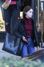 EMILIA CLARKE Shopping at Barneys New York in New York 03/02/2019