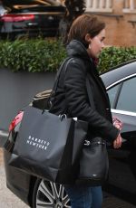 EMILIA CLARKE Shopping at Barneys New York in New York 03/02/2019