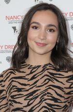 EMILY BEAR at Nancy Drew and the Hidden Staircase Premiere in Century City 03/10/2019