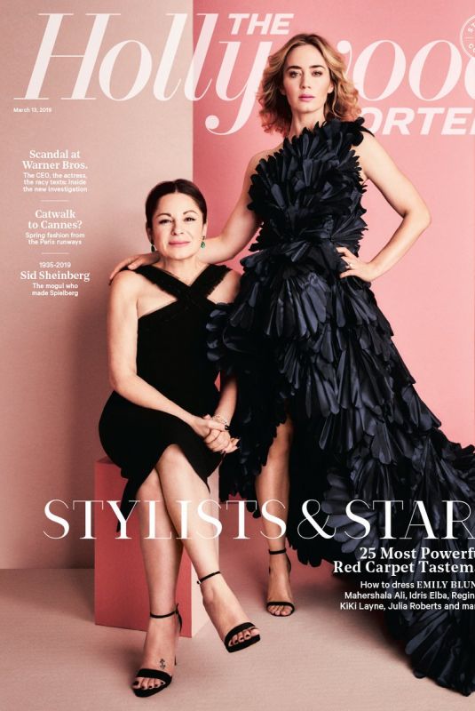 EMILY BLUNT and JESSICA PASTER in The Hollywood Reporter, March 2019