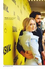 EMILY BLUNT in Fairlady Magazine, April 2019