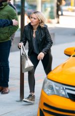 EMILY OSMENT and BRITTANY SNOW on the Set of Sisters in New York 03/26/2019