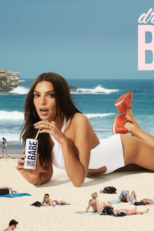 EMILY RATAJKOWSKI for Drink Babe Advertisement, March 2019