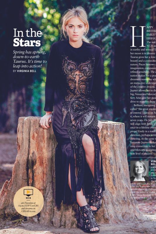 EMIY WICKERSHAM in CBS Watch Magazine March/April 2019