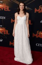 EMMA LAHANA at Captain Marvel Premiere in Hollywood 03/04/2019