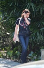 EMMA ROBERTS in Denim Out in Los Angeles 03/19/2019