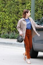 EMMA ROBERTS Leaves Her Home in Los Angeles 03/21/2019