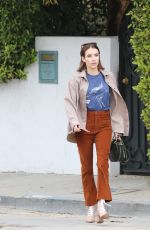 EMMA ROBERTS Leaves Her Home in Los Angeles 03/21/2019