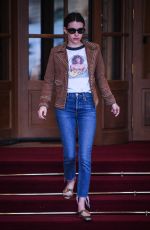 EMMA ROBERTS Leaves Ritz Hotel in Paris 03/06/2019