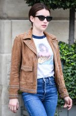 EMMA ROBERTS Leaves Ritz Hotel in Paris 03/06/2019