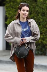 EMMA ROBERTS Out and About in Los Angeles 03/21/2019