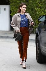 EMMA ROBERTS Out and About in Los Angeles 03/21/2019