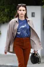 EMMA ROBERTS Out and About in Los Angeles 03/21/2019