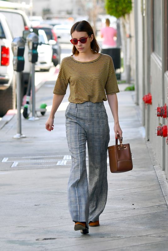 EMMA ROBERTS Out and About in Los Angeles 03//27/2019