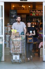 EMMA STONE and Dave McCary Out Shopping in Los Angeles 03/30/2019