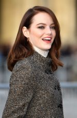 EMMA STONE at Louis Vuitton Show at Paris Fashion Week 03/05/2019