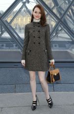EMMA STONE at Louis Vuitton Show at Paris Fashion Week 03/05/2019