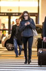EMMY ROSSUM at Los Angeles International Airport 03/03/2019