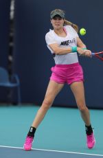 EUGENIE BOUCHARD Practice at Miami Open Tennis Tournament 03/16/2019