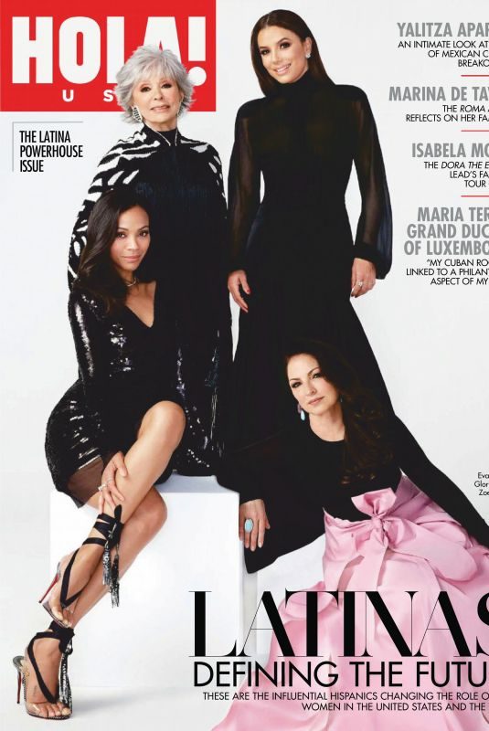 EVA LONGORIA, GLORIA ESTEFAN, ZOE SALDANA and RITA MORENO in Hola! Magazine, April 2019