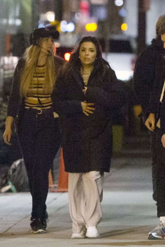 EVA LONGORIA on the Set Glamorous in Toronto 03/24/2019